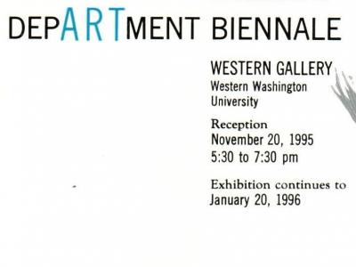 invitation to art department exhibition